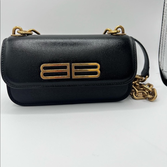 SOLDBalenciaga Women Gossip
Xs Crossbody Bag In Black Calfskin New with tag - Picture 3 of 3